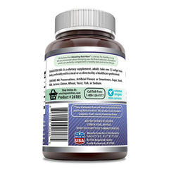 Amazing Nutrition Borage Oil Softgels bottle opening with capsules visible for easy daily intake
