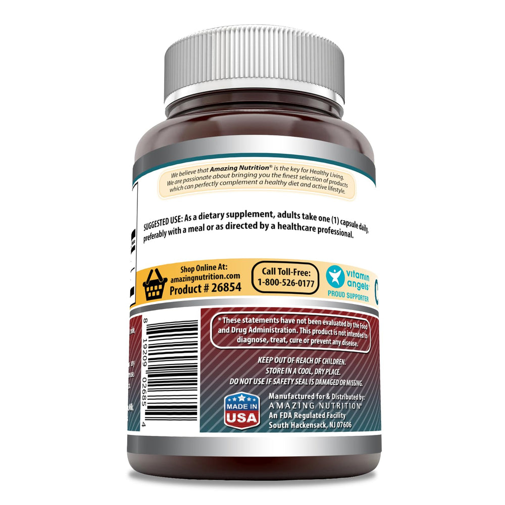 Amazing Nutrition choline and inositol label detailing ingredients