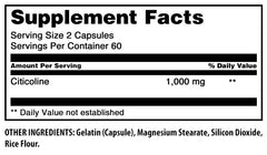Amazing Nutrition Citicoline USA-made bottle emphasizing trusted manufacturing.