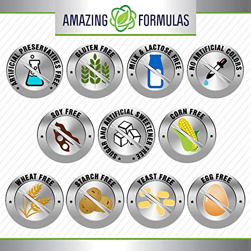 Amazing Nutrition fenugreek seed packaging demonstrates USA-made production standards.