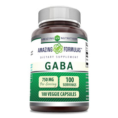 Amazing Nutrition GABA bottle for daily relaxation support.