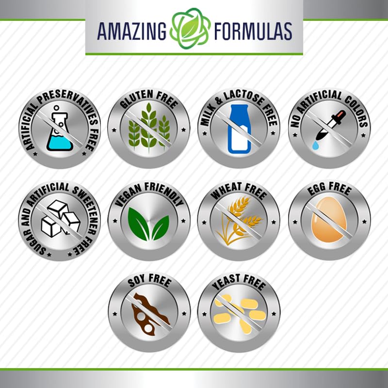 Third-party testing seal on Amazing Formulas GABA packaging.
