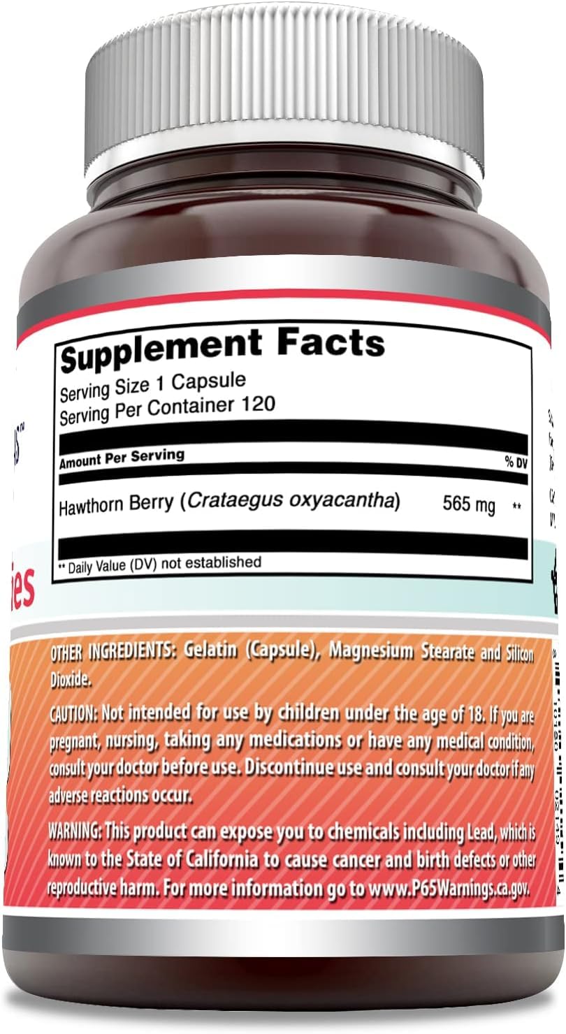 Hawthorn Berries capsules close-up ideal for daily wellness routine.
