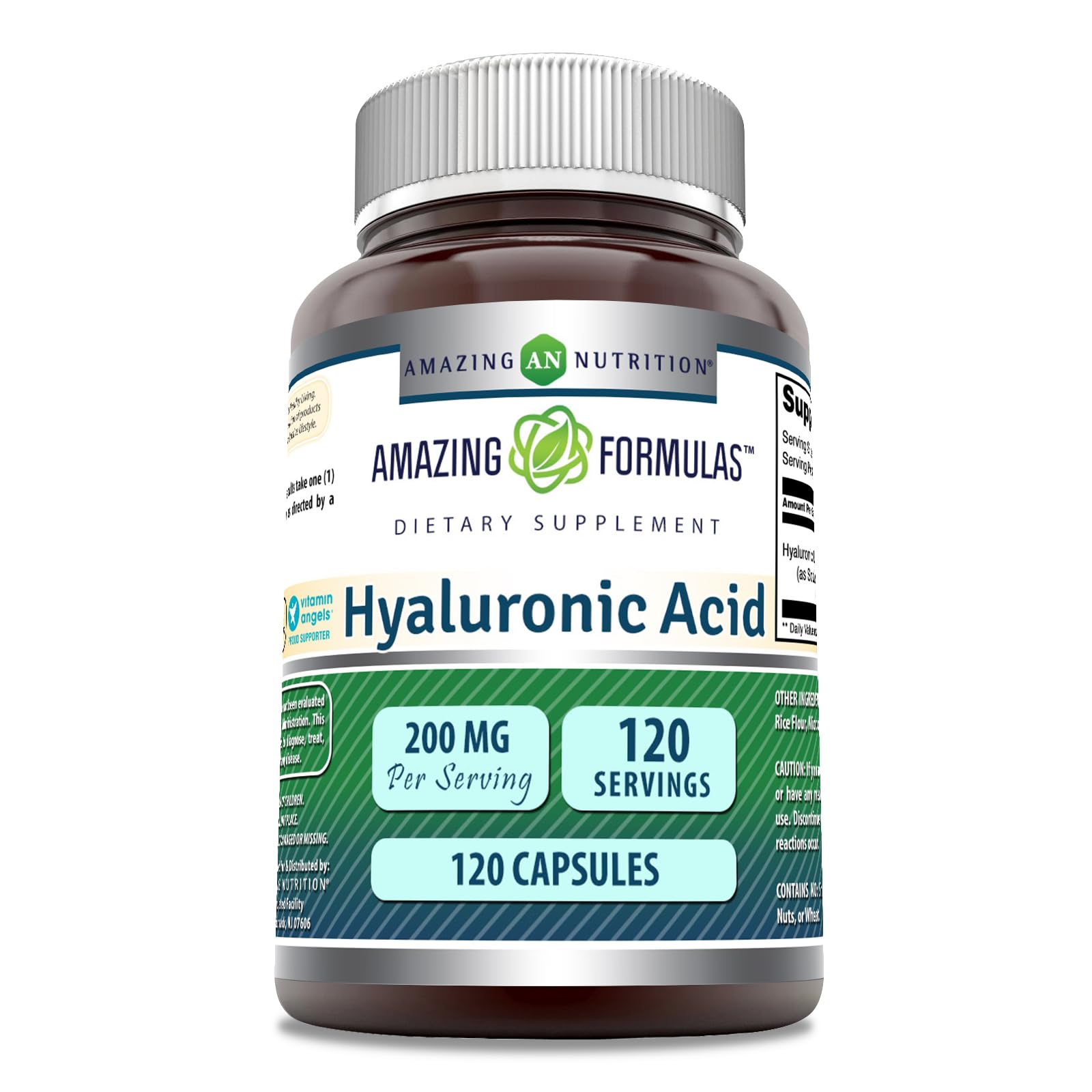 Amazing Nutrition Hyaluronic Acid capsule for daily hydration support.