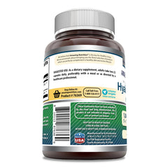 Amazing Nutrition Hyaluronic Acid and MSM capsules pour shot shows convenient two-capsule serving
