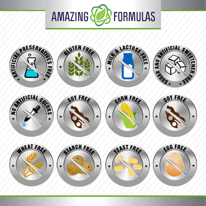 Amazing Nutrition bottle with glass of water showing daily supplement use
