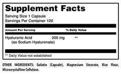 Amazing Nutrition Hyaluronic Acid serving closeup highlights one-capsule convenience.