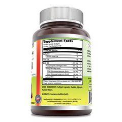Amazing Nutrition Krill Oil softgels shown for easy two-per-serving dosing