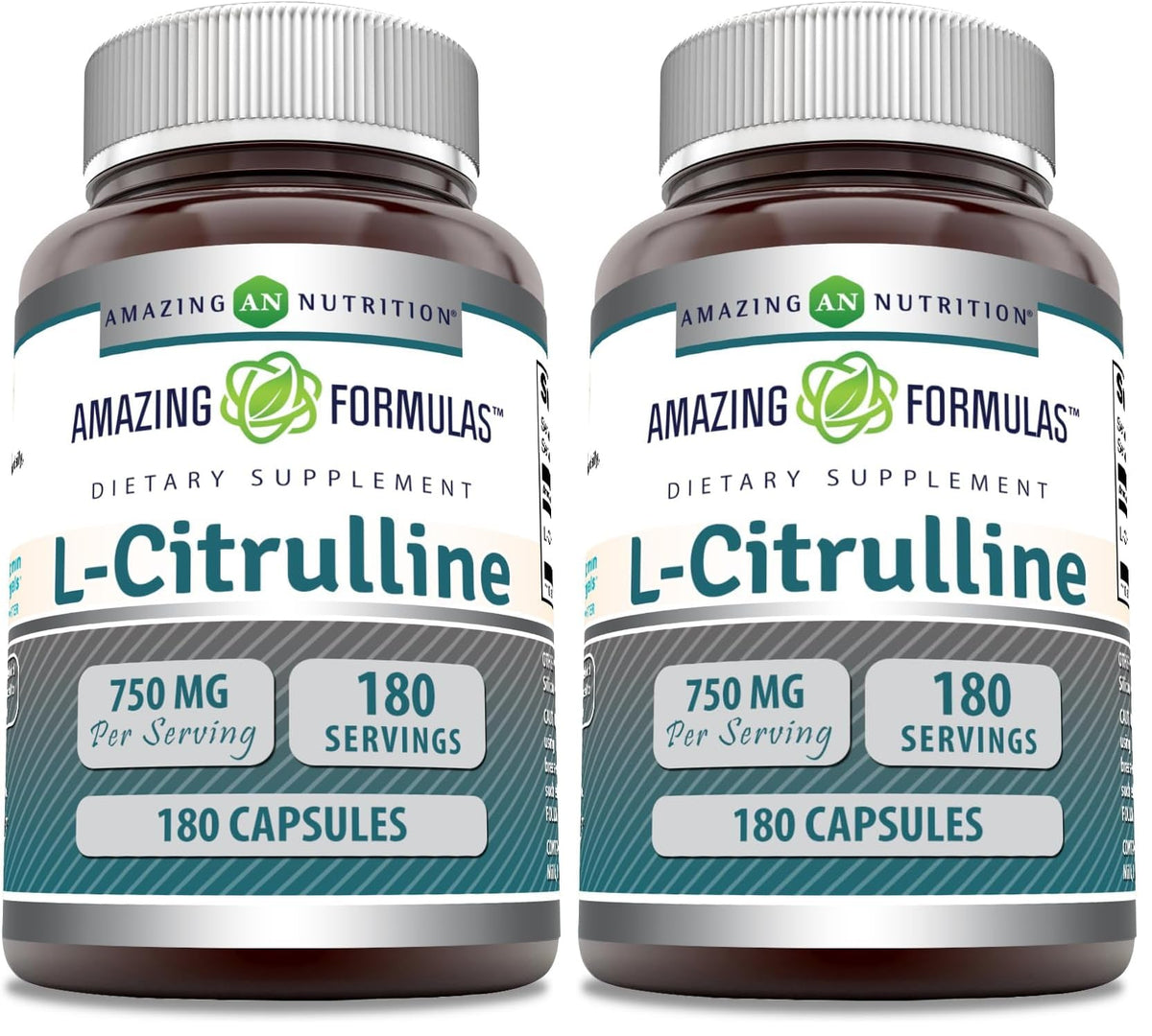 Amazing Nutrition L-Citrulline bottle front for convenient daily supplementation.