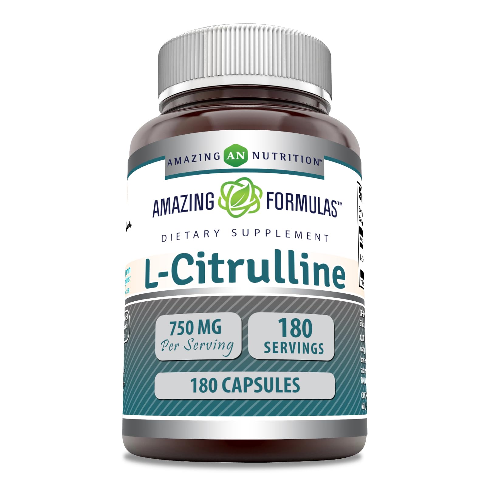 Amazing Nutrition L-Citrulline bottle with capsules for daily wellness