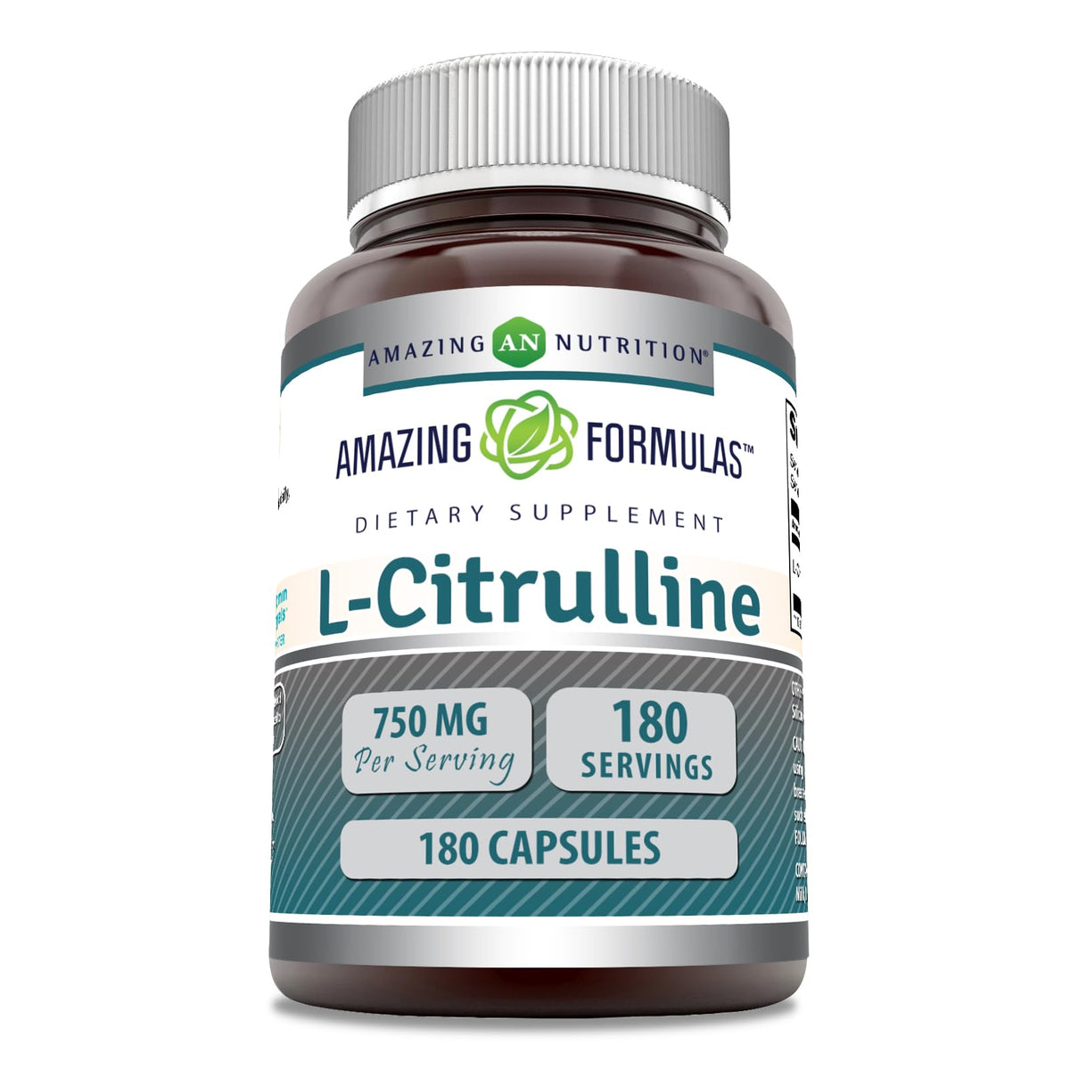 Amazing Nutrition L-Citrulline bottle with capsules for daily wellness