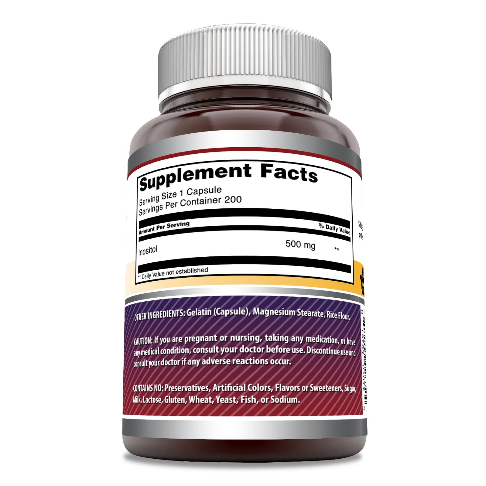 Amazing Nutrition Made in USA label on package, underscoring third-party tested and gluten-free features.