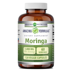 Amazing Nutrition Moringa 4:1 bottle front for daily wellness support.
