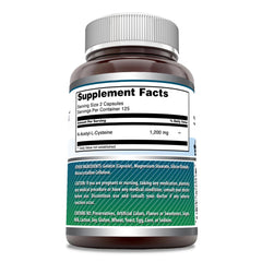 Amazing Nutrition NAC capsules close-up, non-GMO formula.