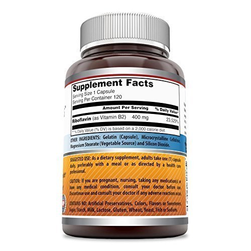 Amazing Nutrition Riboflavin capsules ready for daily use.