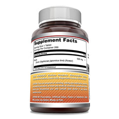 Amazing Nutrition Rutin 500mg label close-up showing purity and potency