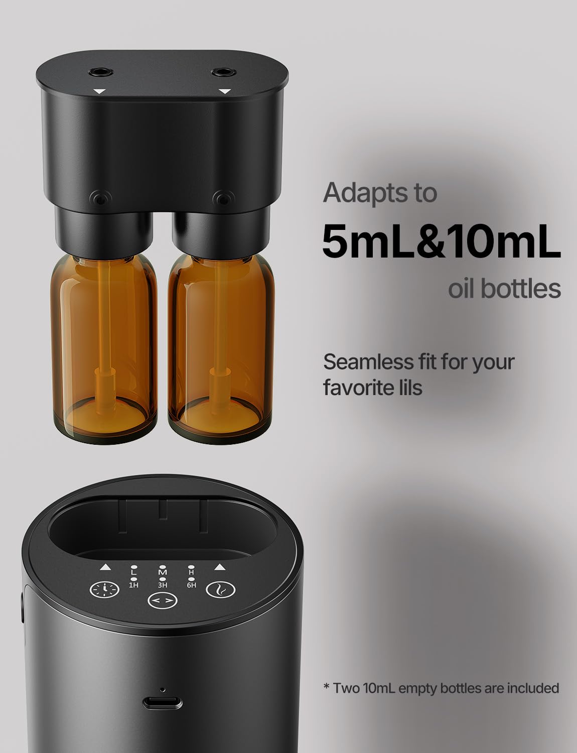 Amazing Flower diffuser operates quietly for peaceful spaces under 40 dB.