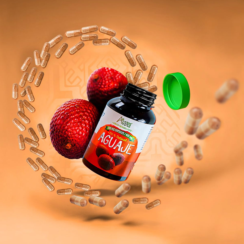 Fair trade sourcing story behind Amazon Andes Aguaje capsules.