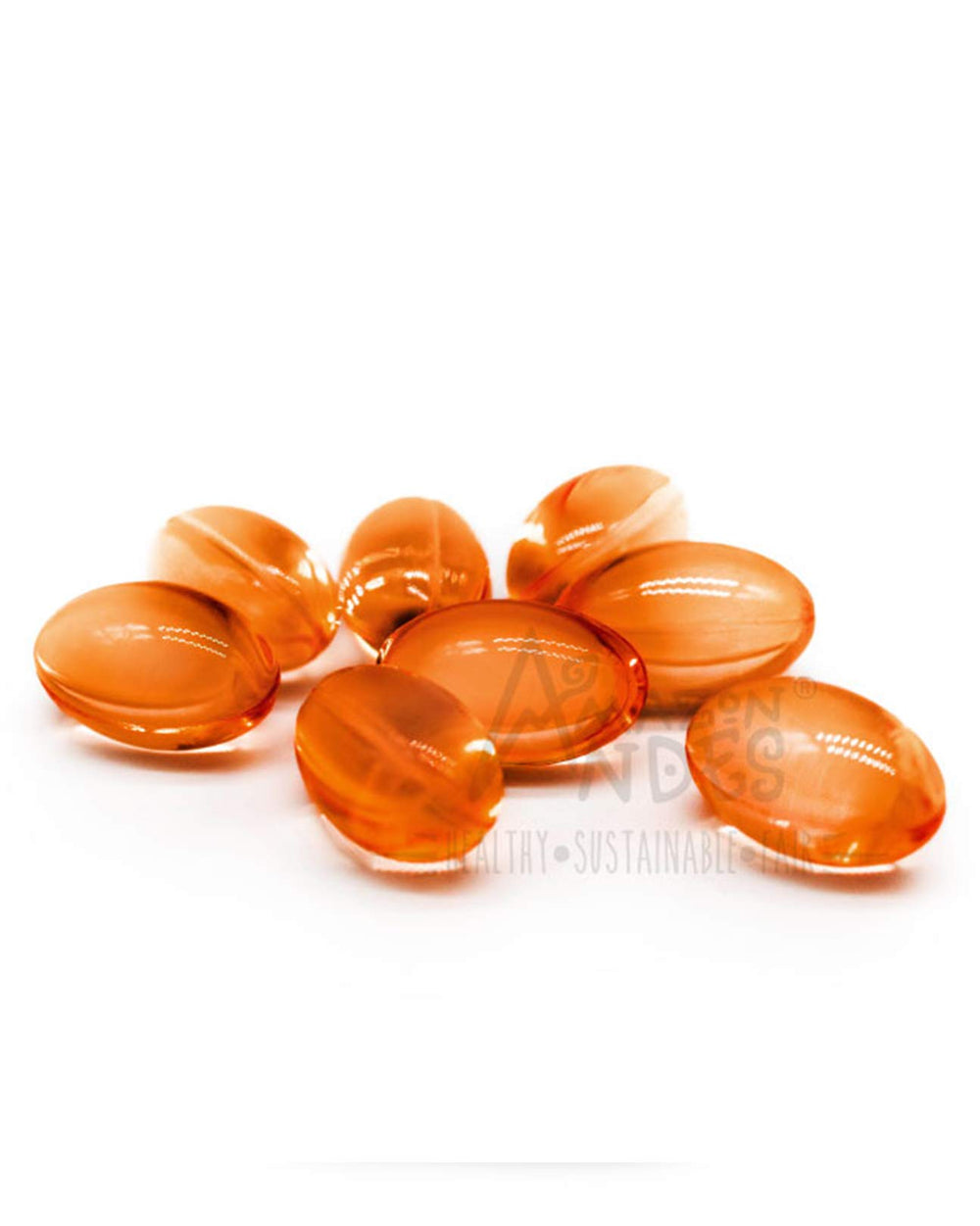 Peruvian-origin Aguaje oil softgel capsules by Amazon Andes.