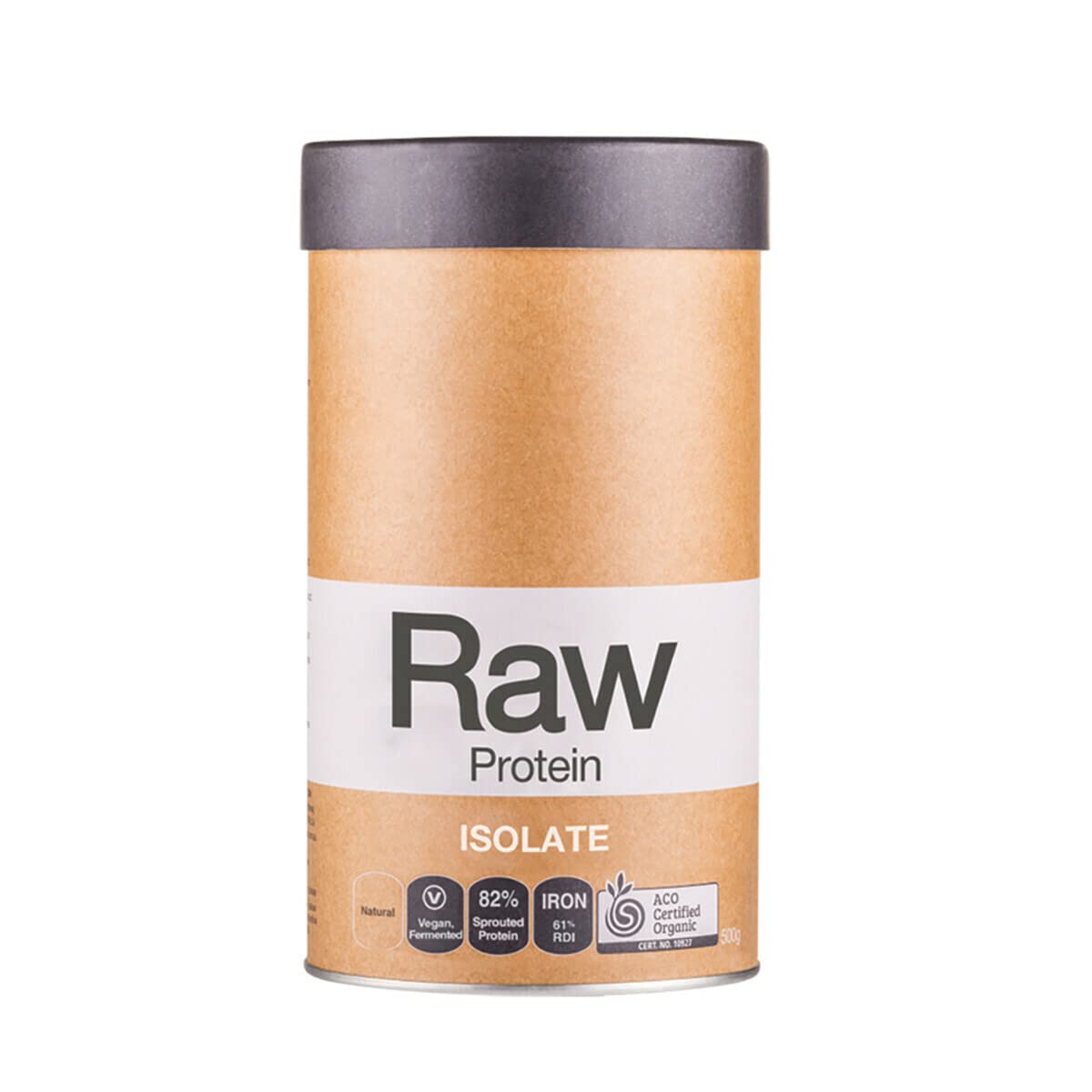 Amazonia RAW vegan organic protein isolate in natural flavor for smoothies and baking