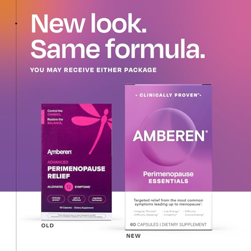 Amberen Perimenopause capsules pour ready for daily use
