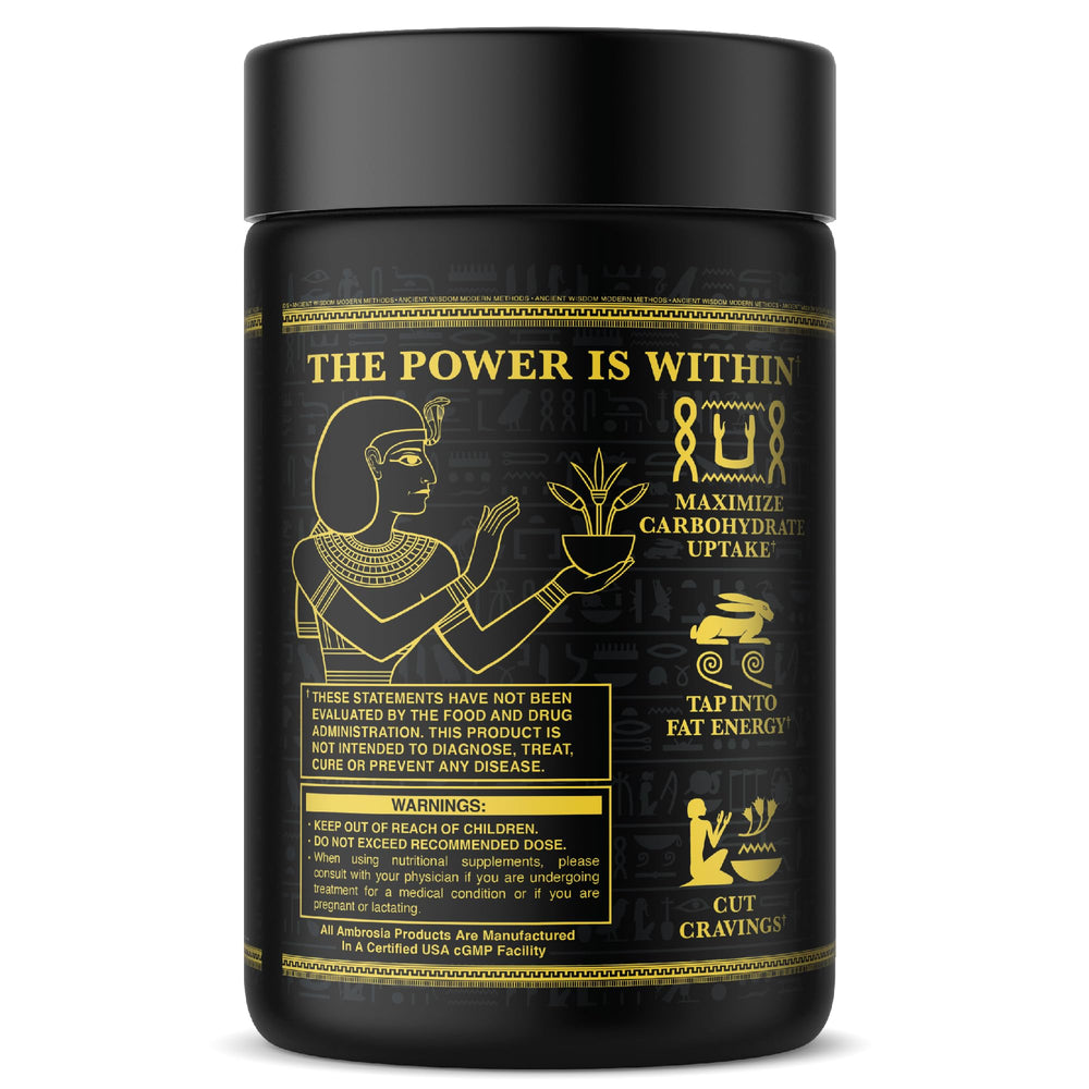 Ambrosia Alkemi NCT label-details reveal dose information and key ingredient benefits at a glance