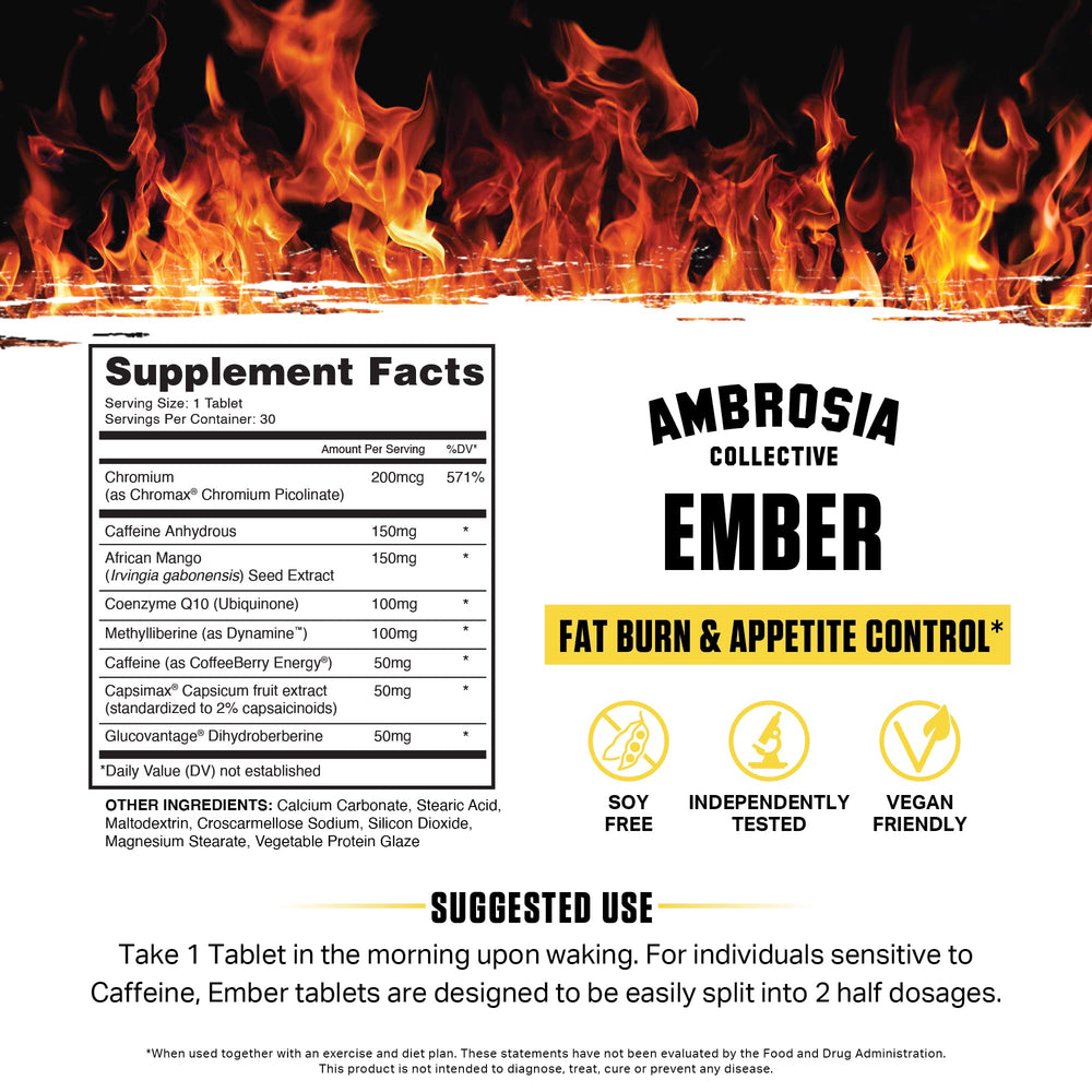 Ambrosia Ember Capsimax cap close-up emphasizes the active ingredient