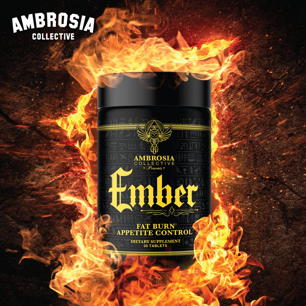 Ambrosia Ember CoQ10 softgel image underscores antioxidant support