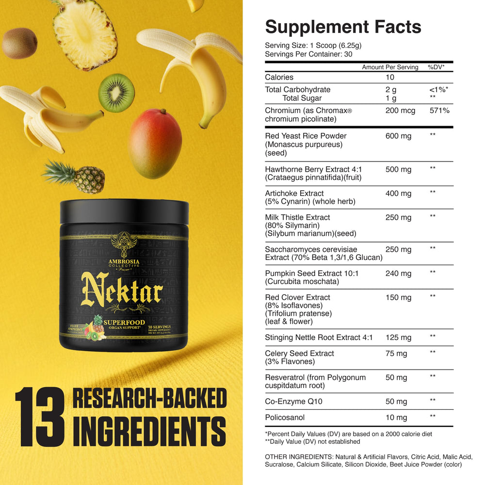 Ambrosia Nektar honey-lemon bottle highlighting citrus daily ritual