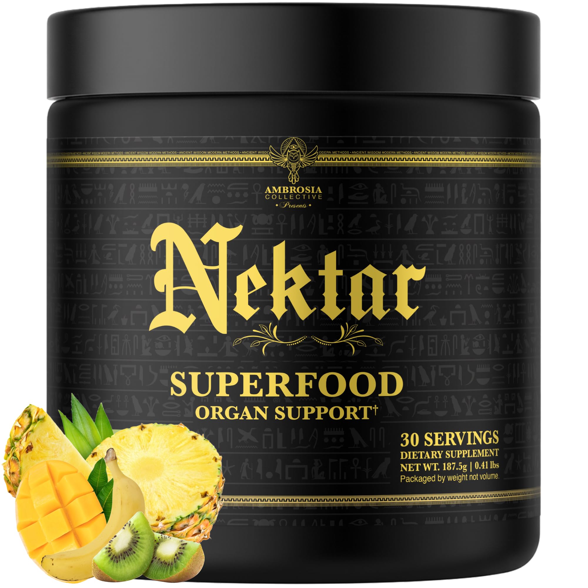 Ambrosia Nektar bottle with Strawberry Lychee flavor for daily energy boost