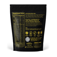 Ambrosia Planta Banana Maple shake glass shows creamy texture for enjoyment.