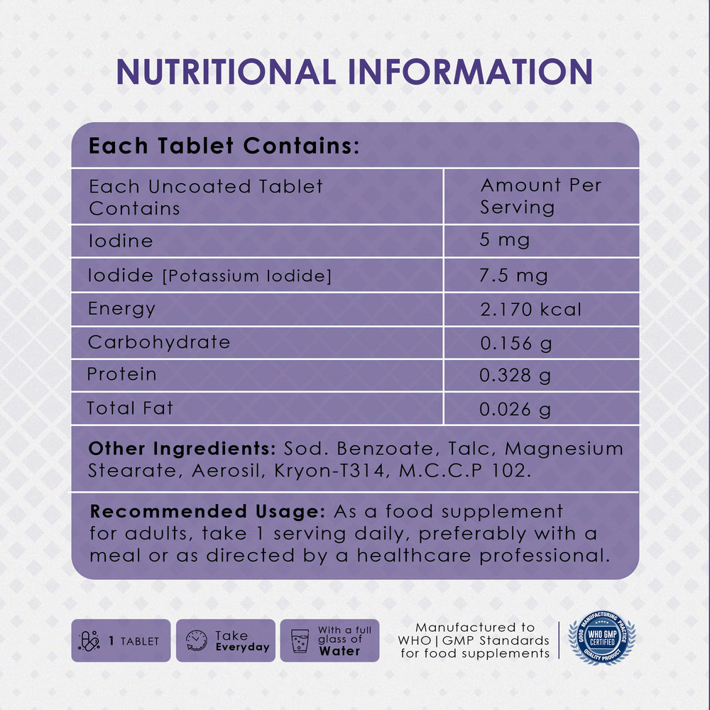 Ambrosial Iodine 5000mcg bottle cap detail emphasizes secure packaging.