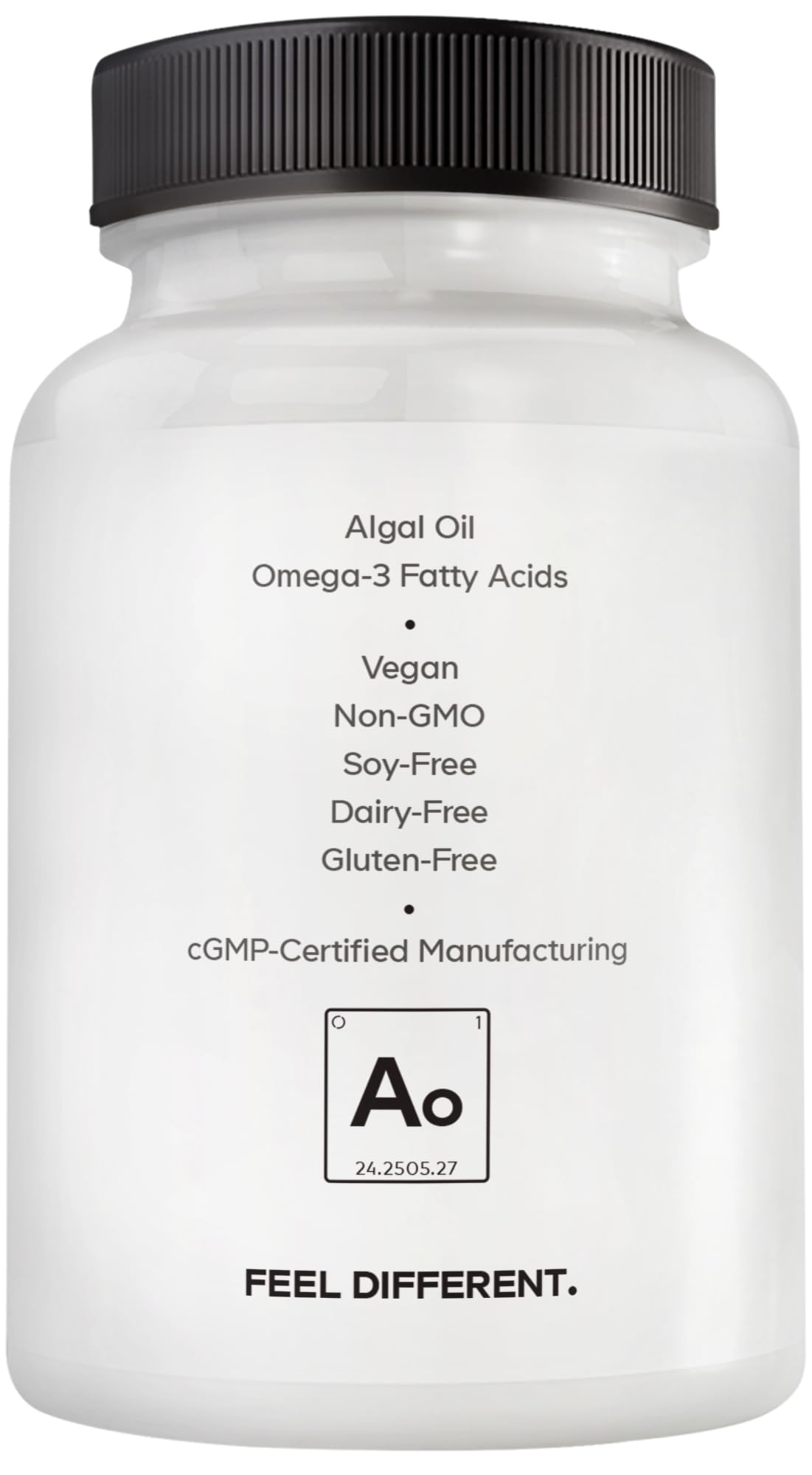Amen Algal Oil packaging designed for travel and on-the-go use