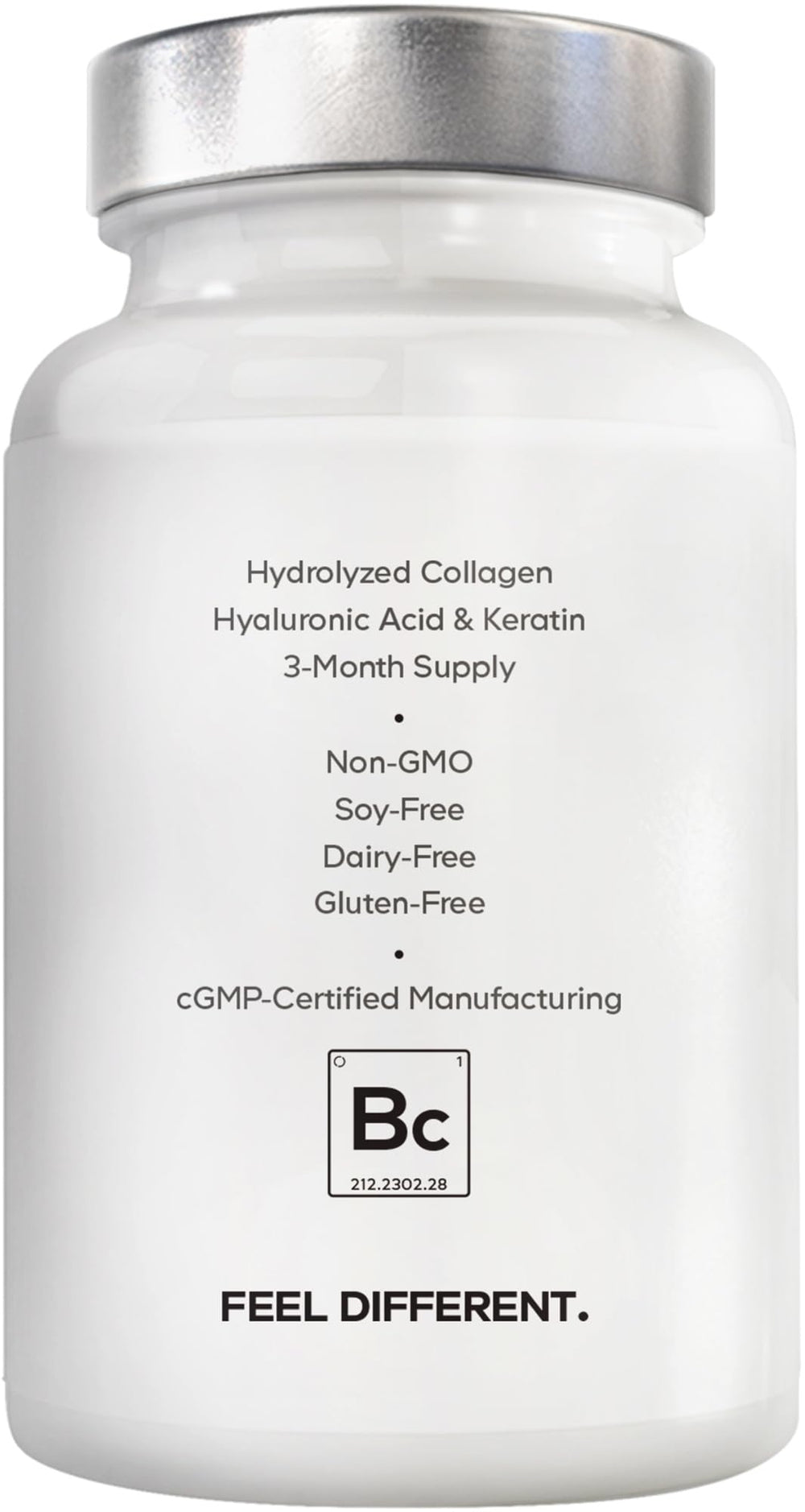 Amen Biotin Collagen packaging highlights 90 capsules and a 3-month supply