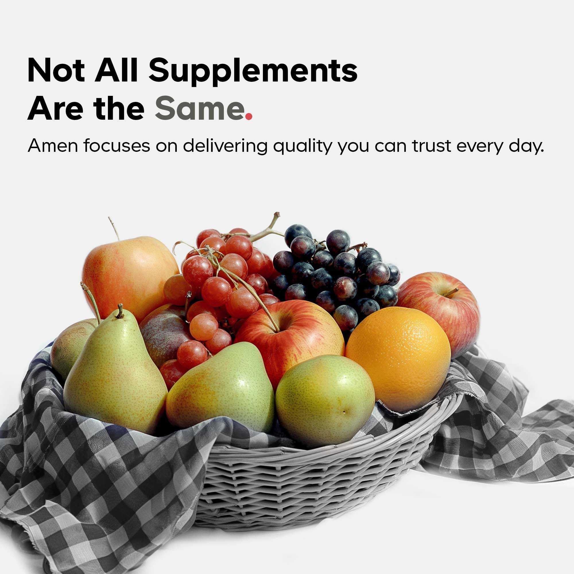 Amen Leaky Gut+ fermented prebiotics powder—organic apple cider vinegar and ginger.