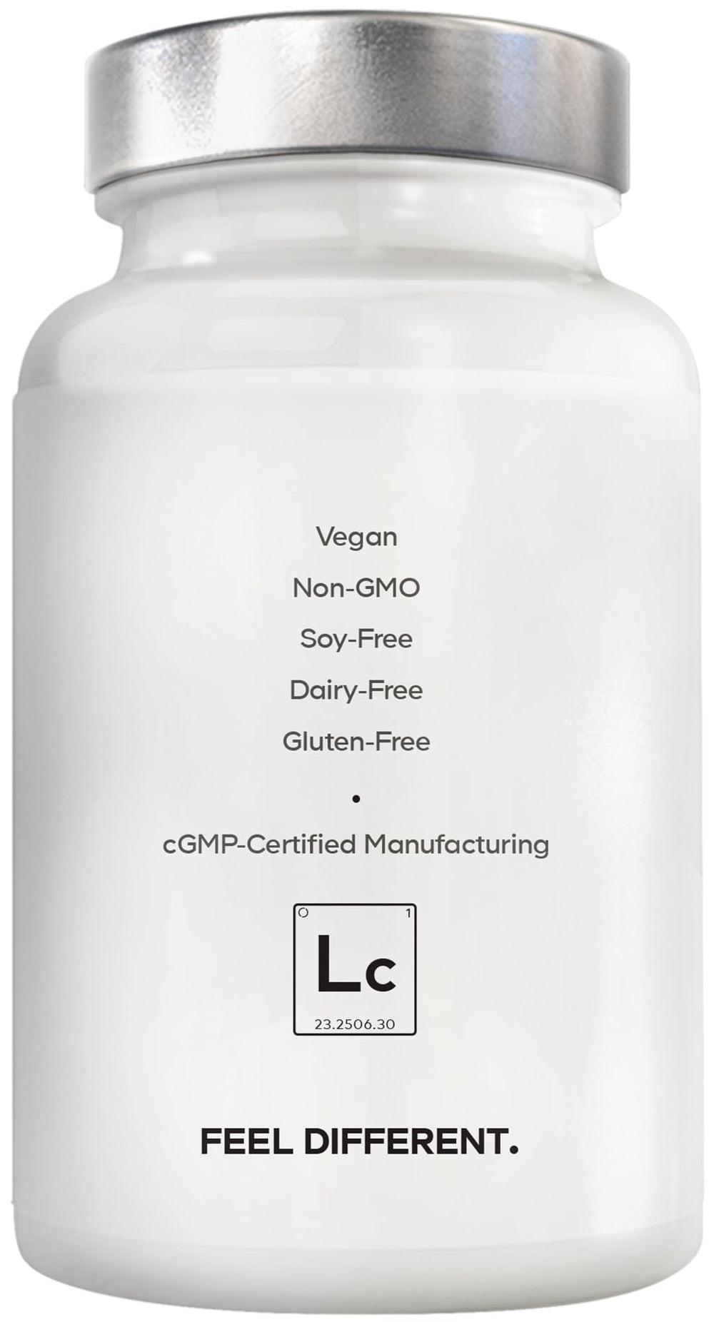 Hand holding Amen Lithium Calm+ capsule for daily dosing.