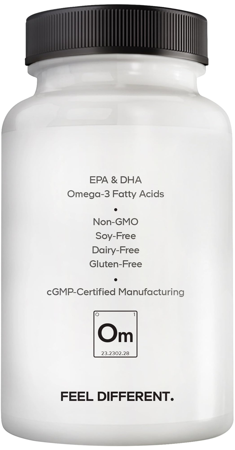 Amen Omega-3 US-made badge reinforces quality manufacturing standards.