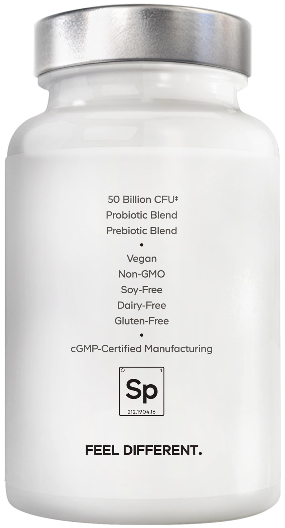Amen SBO Probiotic bottle on kitchen counter ready for daily use.