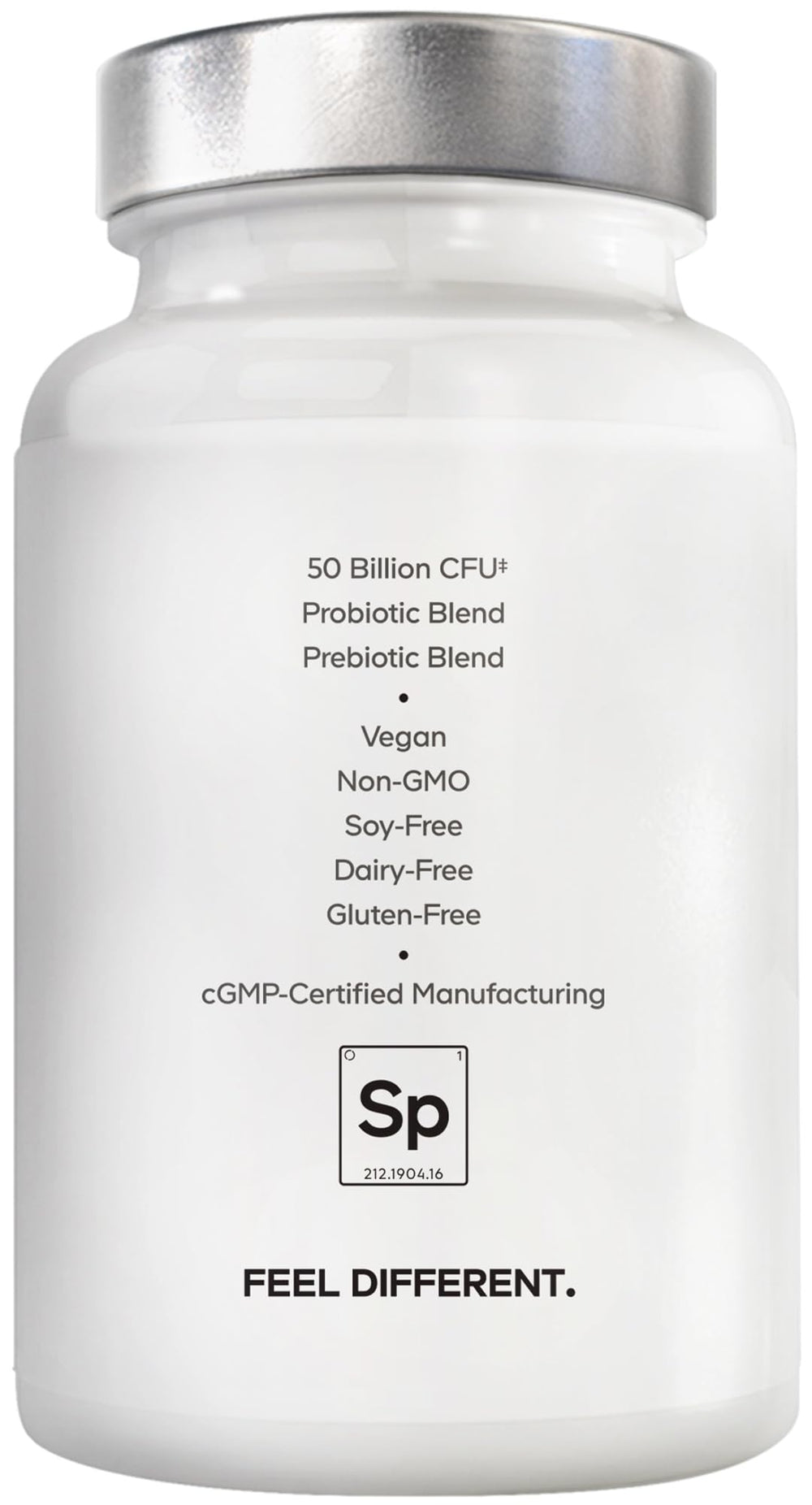 Amen SBO Probiotic bottle on kitchen counter ready for daily use.