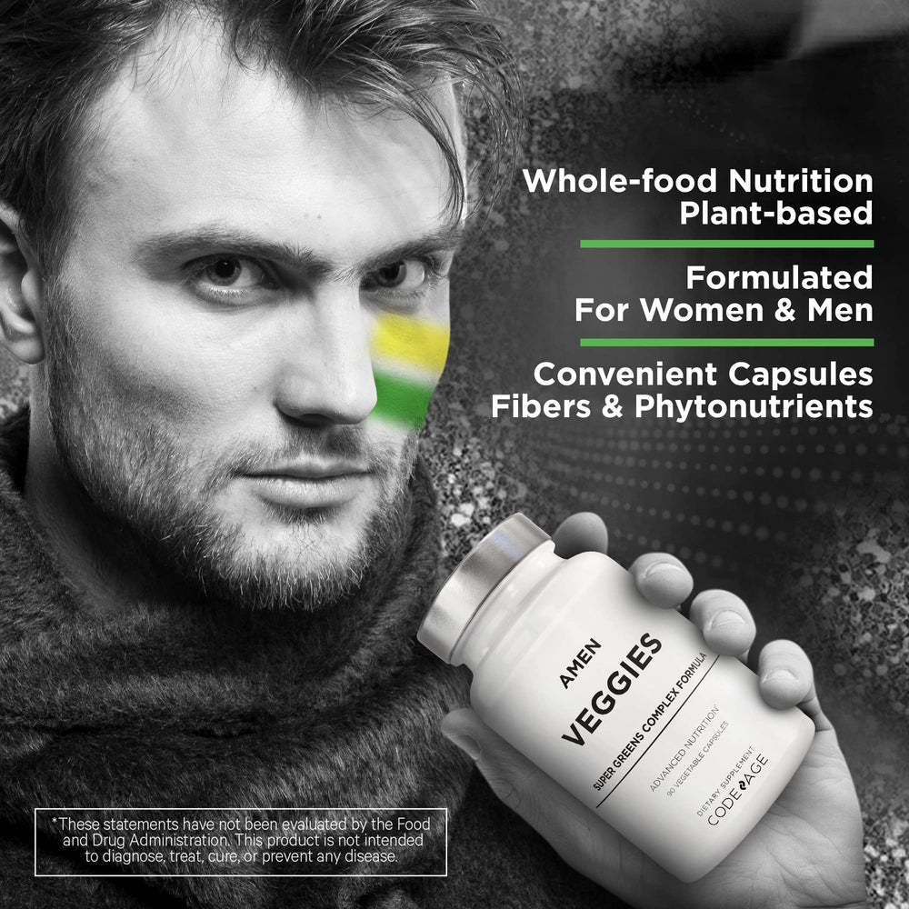 Amen Veggies easy-to-take daily pill format fits busy lifestyles.