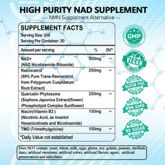 AMENQ hHEALTH NAD liquid dropper used for precise daily dosage