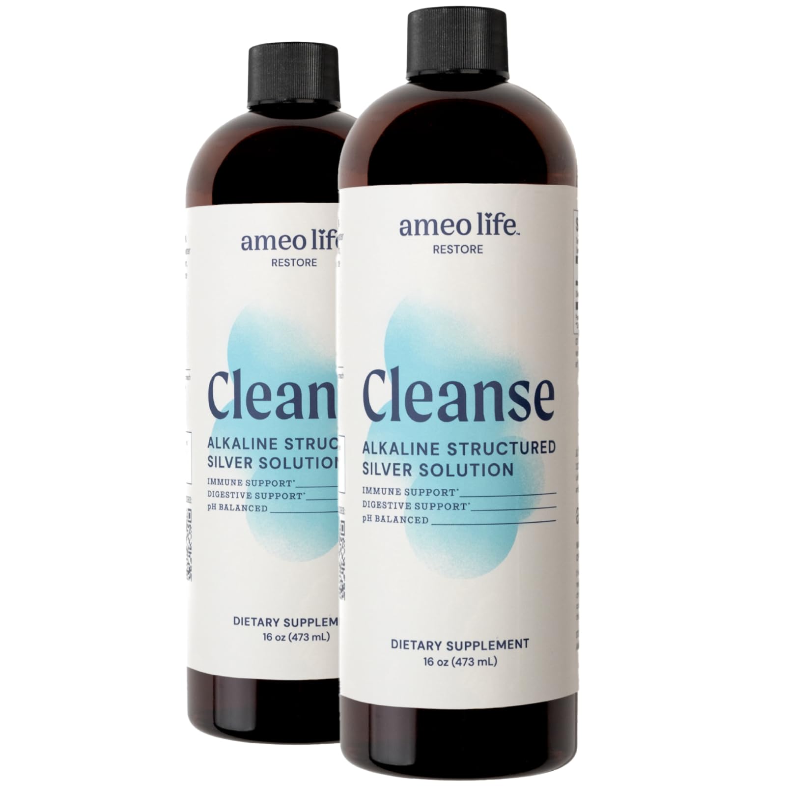 Ameo Life colloidal silver bottle pour for easy daily use