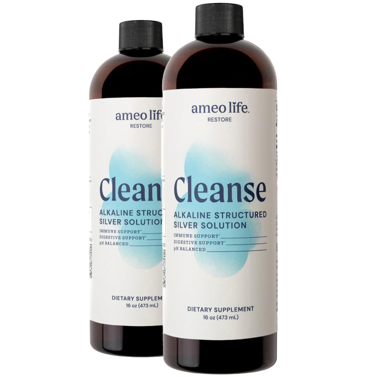 Ameo Life colloidal silver bottle pour for easy daily use