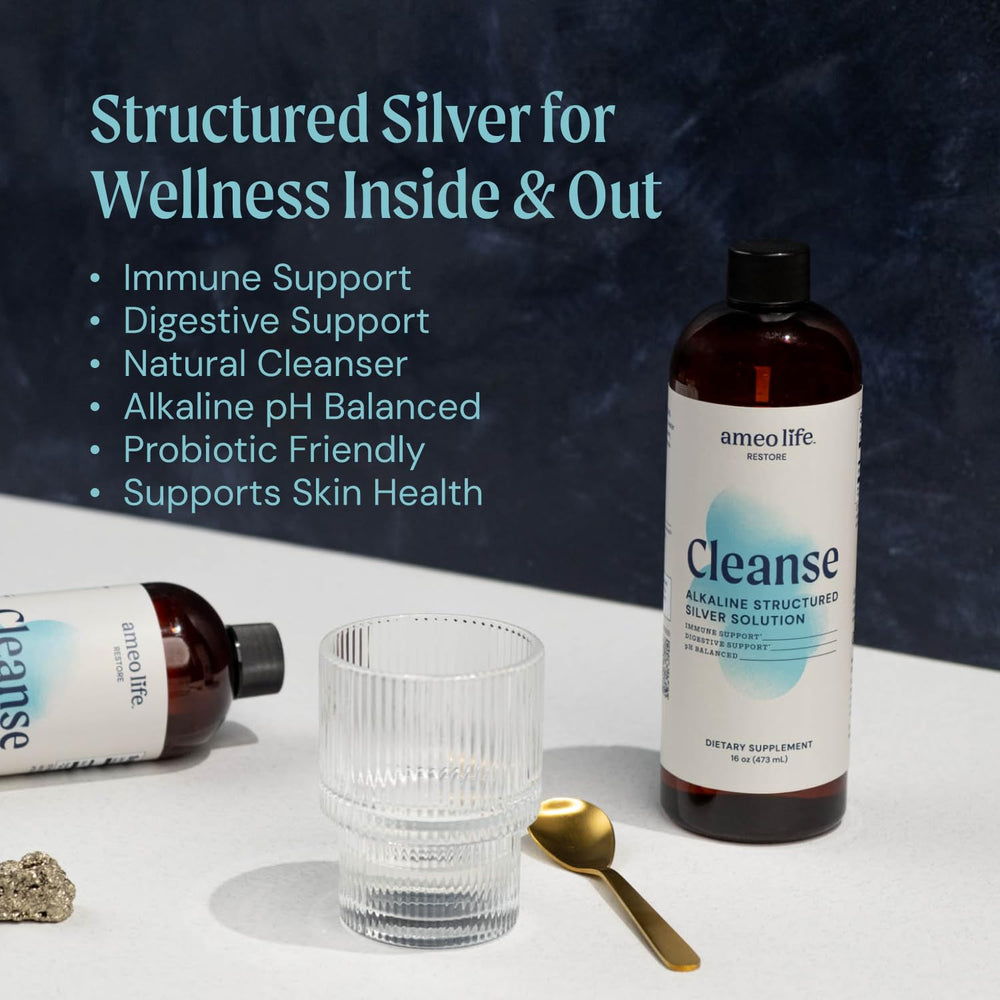 Ameo Life colloidal silver dropper dispensing with precision