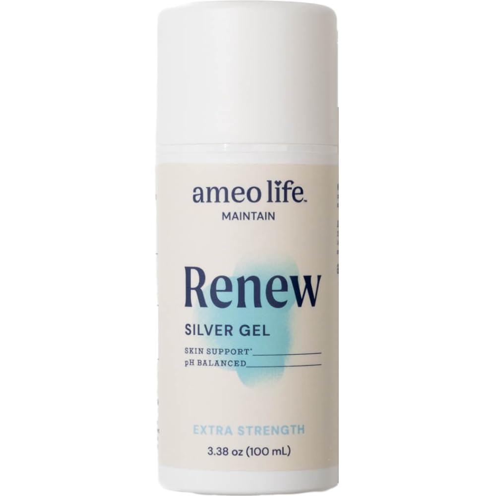 Ameo Life Silver Gel bottle with 35 ppm, ideal for on-the-go skin care.