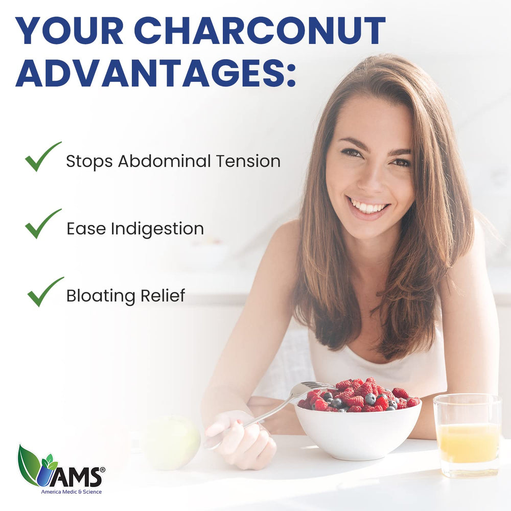 Charconut natural coconut husk origin emphasizes plant-based charcoal benefits.