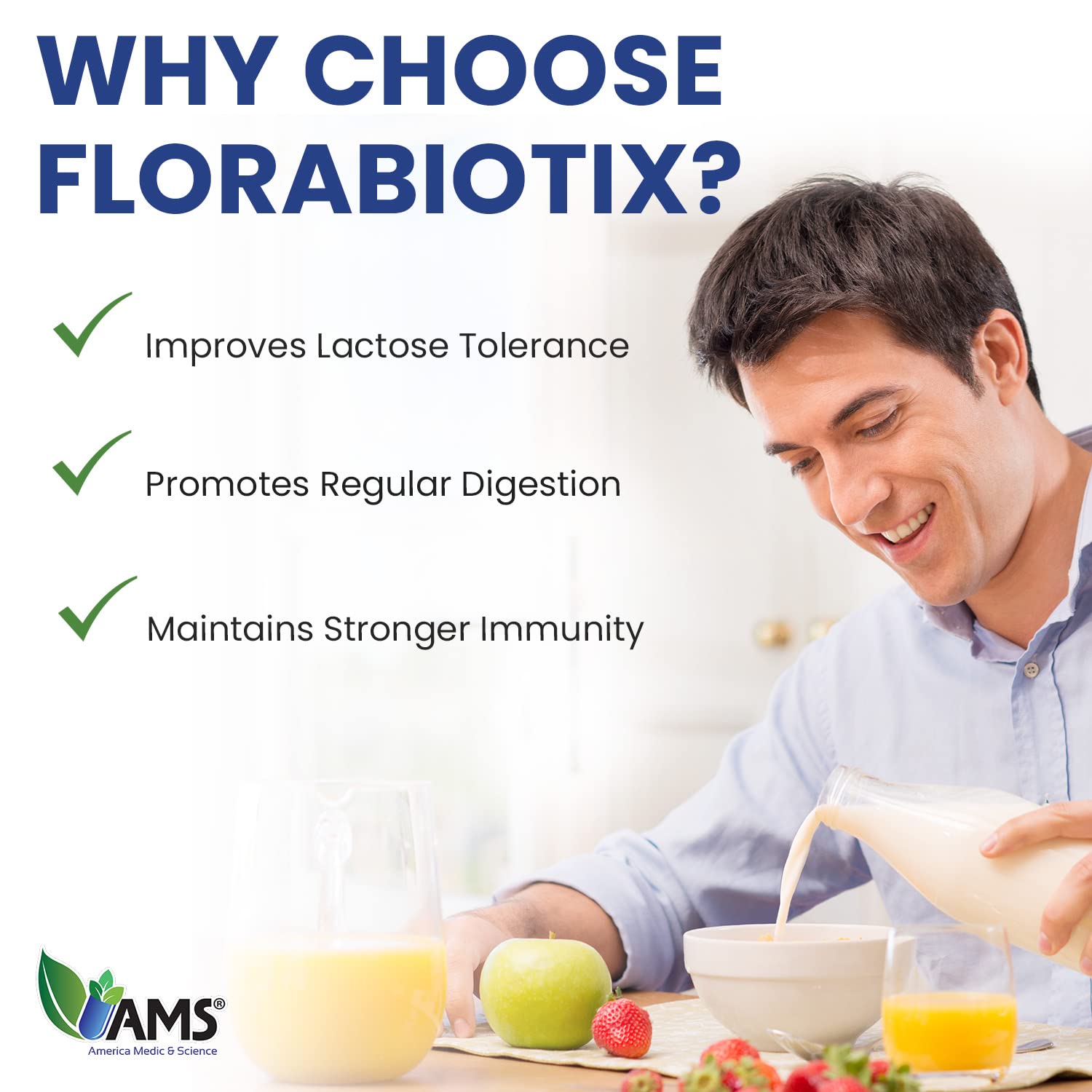 America Medic & Science Florabiotix bottle on shelf in store setting