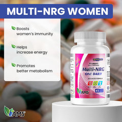 America Medic & Science multivitamins capsules closeup highlighting easy-swallow coating.