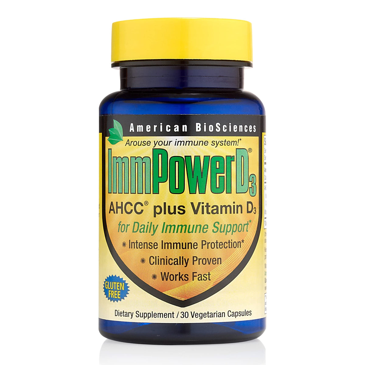 American BioSciences ImmpowerD3 bottle front for immune support