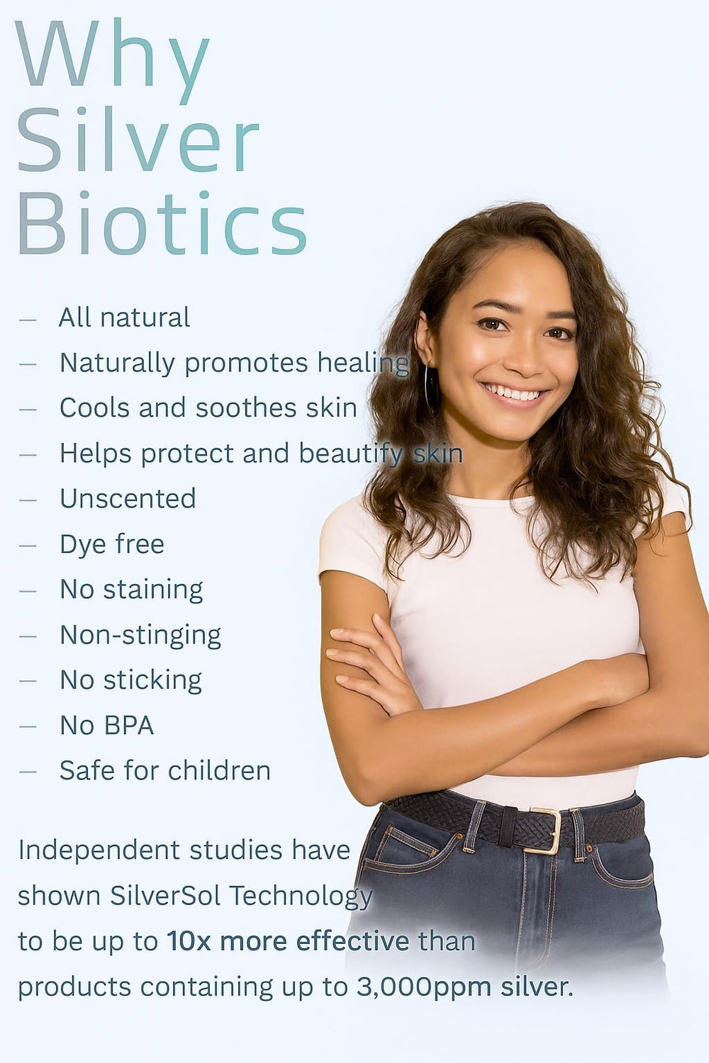 American Biotech Labs Silver Biotics vegan gluten-free symbol